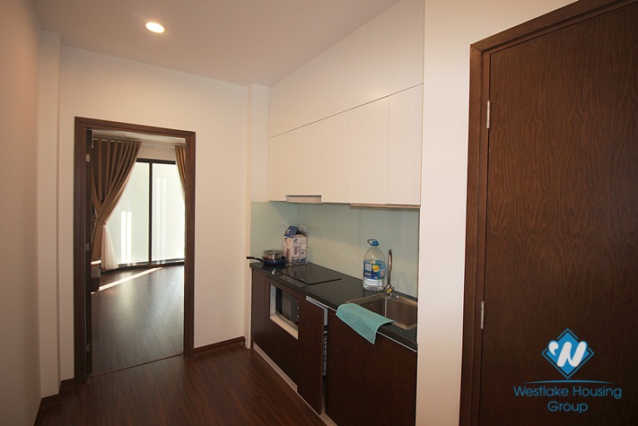 Nice and big apartment with balcony for rent on Tu Hoa street, Tay Ho, Ha Noi