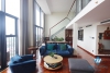 Beautiful with nice furniture for rent in Pent studio Building in Tay Ho District 