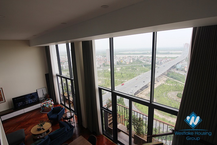 Beautiful with nice furniture for rent in Pent studio Building in Tay Ho District 