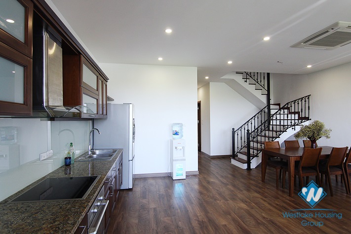 Superior lakeview duplex apartment rental in Tay Ho