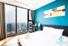 Highfloor open plan living room 2 bedrooms apt for rent in Vinhomes METROPOLIS