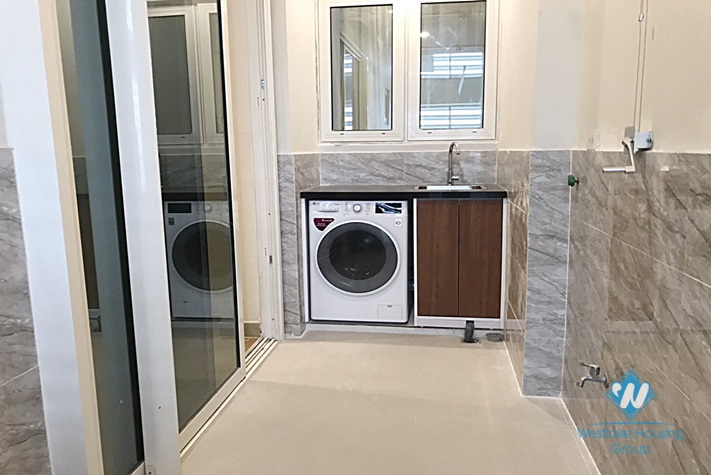 A spectacular and fully furnished three-bedroom apartment in Ciputra, Tay Ho district, Hanoi