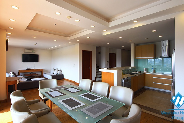 A state-of-the-art three bedroom apartment on the top floor on Trinh Cong Son, Tay Ho district