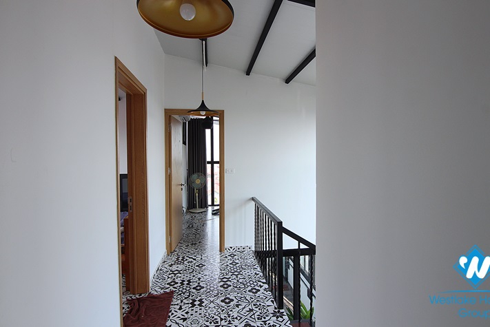 A uniquely decorated four-bedroom duplex on the top floor on Au Co st, Tay Ho, Hanoi