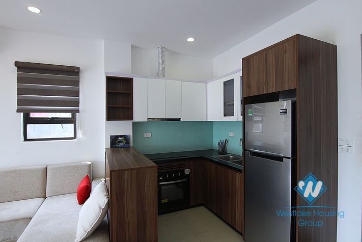 A new 1 bedroom apartment with lake view for rent in Nhat Chieu, Tay ho