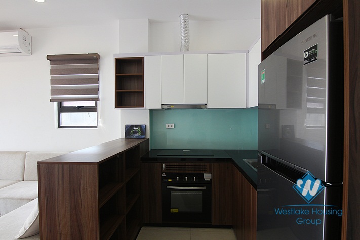 A new 1 bedroom apartment with lake view for rent in Nhat Chieu, Tay ho