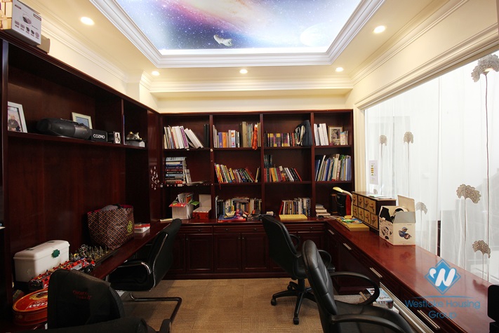 A cozy four-bedroom villa in Ciputra, Tay Ho district, Hanoi