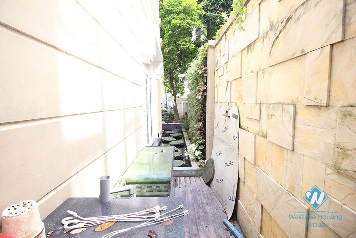 A cozy four-bedroom villa in Ciputra, Tay Ho district, Hanoi