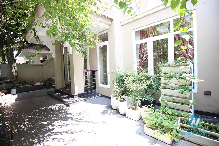 A cozy four-bedroom villa in Ciputra, Tay Ho district, Hanoi