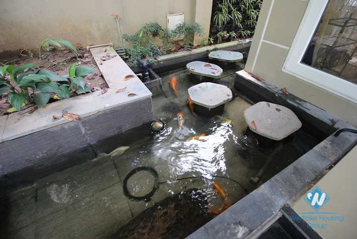 A cozy four-bedroom villa in Ciputra, Tay Ho district, Hanoi