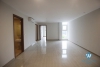An unfurnished three-bedroom apartment in Ciputra, Tay Ho district, Hanoi