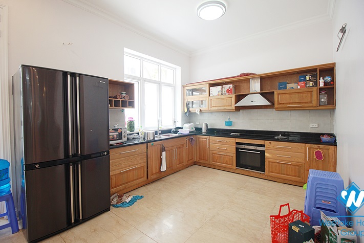 A well-decorated five-bedroom villa in Ciputra, Tay Ho district