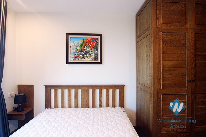 Bright 1 bedroom apartment for rent in Yen phu village, Tay Ho, Ha Noi