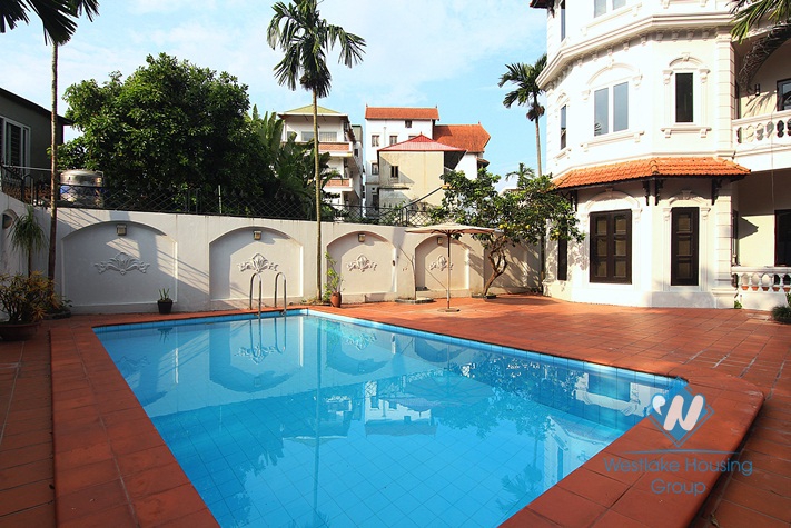 Spacious 6 bedrooms house with swimming pool for rent in To Ngoc Van - Tay Ho