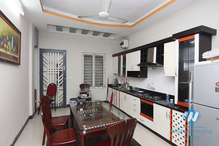 Four bedrooms house for rent in Doi Can street, Ba Dinh area