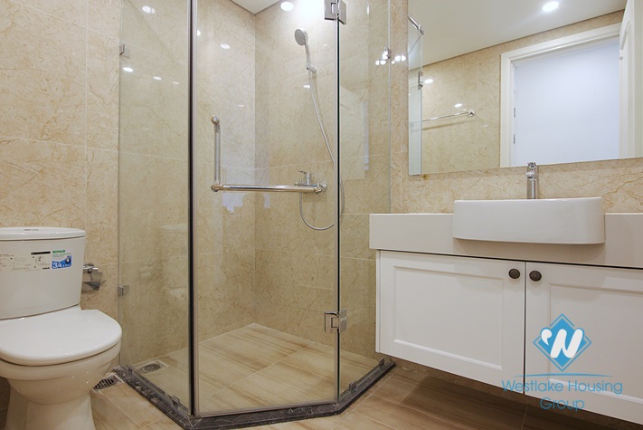 A royal 3 bedroom apartment for rent in D' Le Roi Soleil building, Xuan Dieu, Tay Ho