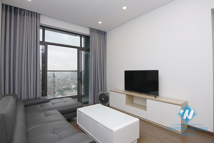 High floor 2 bedrooms apartment for rent in Sun Grand City Ancora, Luong Yen, Hai Ba Trung