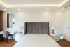 A royal 3 bedroom apartment for rent in D' Le Roi Soleil building, Xuan Dieu, Tay Ho