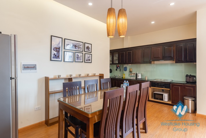 Bright 2 bedroom apartment for rent in Kham Thien street, Dong Da, Ha Noi