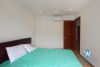 Lake view 3 bedrooms apartment for rent in Au Co street, Tay Ho, Ha Noi