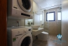 Lake view 3 bedrooms apartment for rent in Au Co street, Tay Ho, Ha Noi