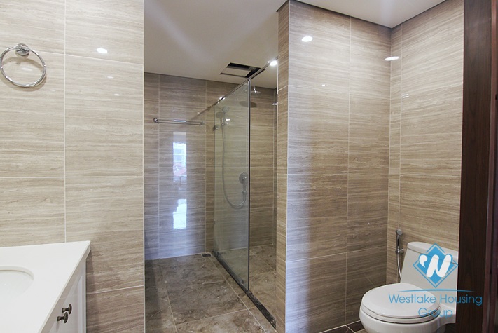 A royal 3 bedroom apartment for rent in D' Le Roi Soleil building, Xuan Dieu, Tay Ho