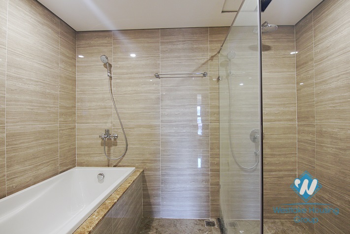 A royal 3 bedroom apartment for rent in D' Le Roi Soleil building, Xuan Dieu, Tay Ho