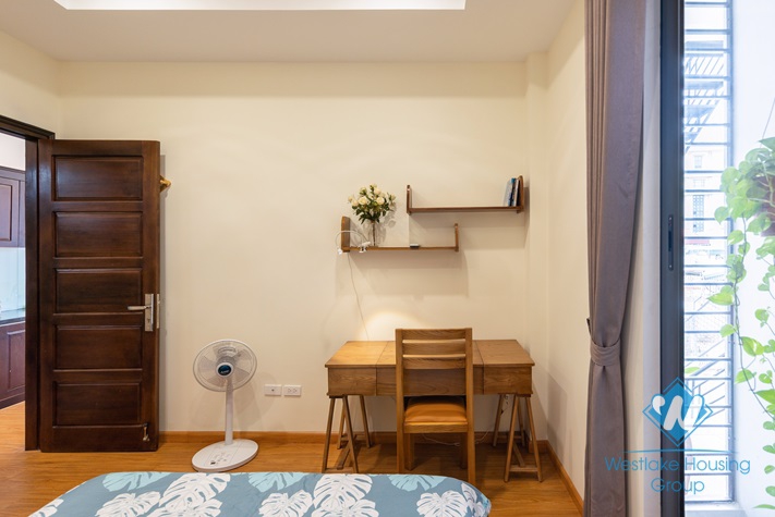 Bright 2 bedroom apartment for rent in Kham Thien street, Dong Da, Ha Noi