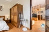 Bright 2 bedroom apartment for rent in Kham Thien street, Dong Da, Ha Noi