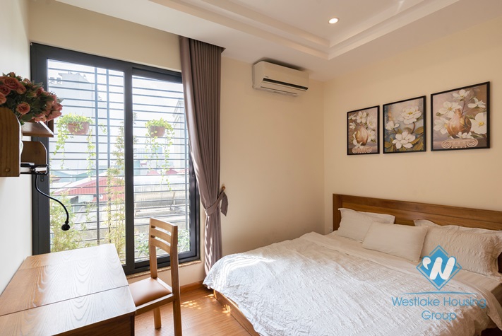 Bright 2 bedroom apartment for rent in Kham Thien street, Dong Da, Ha Noi