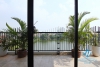 Lake view 3 bedrooms apartment for rent in Au Co street, Tay Ho, Ha Noi
