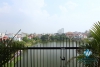 Lake view 3 bedrooms apartment for rent in Au Co street, Tay Ho, Ha Noi