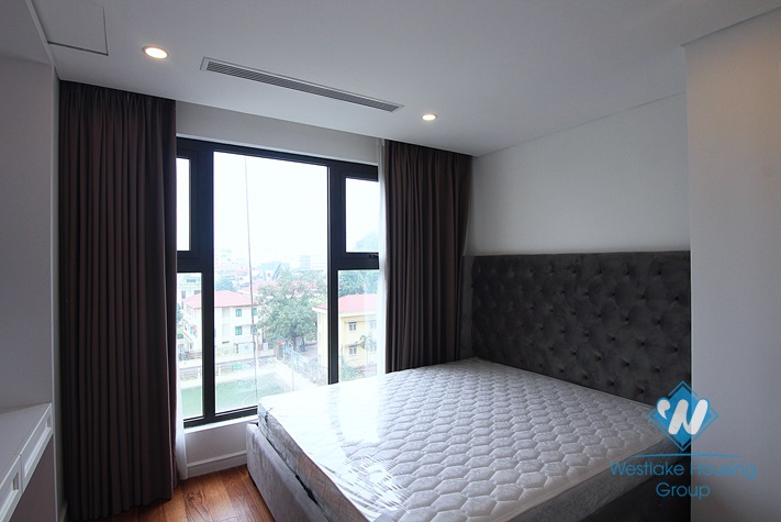 A royal 3 bedroom apartment for rent in D' Le Roi Soleil building, Xuan Dieu, Tay Ho