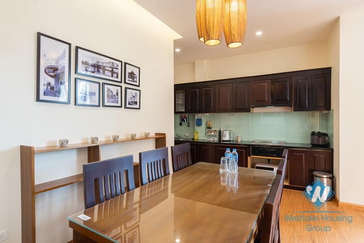 Bright 2 bedroom apartment for rent in Kham Thien street, Dong Da, Ha Noi