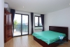 Lake view 3 bedrooms apartment for rent in Au Co street, Tay Ho, Ha Noi