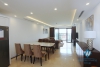 A royal 3 bedroom apartment for rent in D' Le Roi Soleil building, Xuan Dieu, Tay Ho