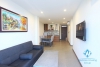 Lake view 2 bedrooms apartment with balcony for rent in Yen Hoa, Tay Ho