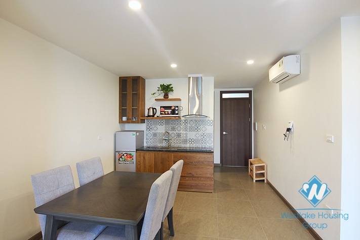 Lake view 2 bedrooms apartment with balcony for rent in Yen Hoa, Tay Ho