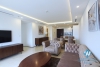 A royal 3 bedroom apartment for rent in D' Le Roi Soleil building, Xuan Dieu, Tay Ho