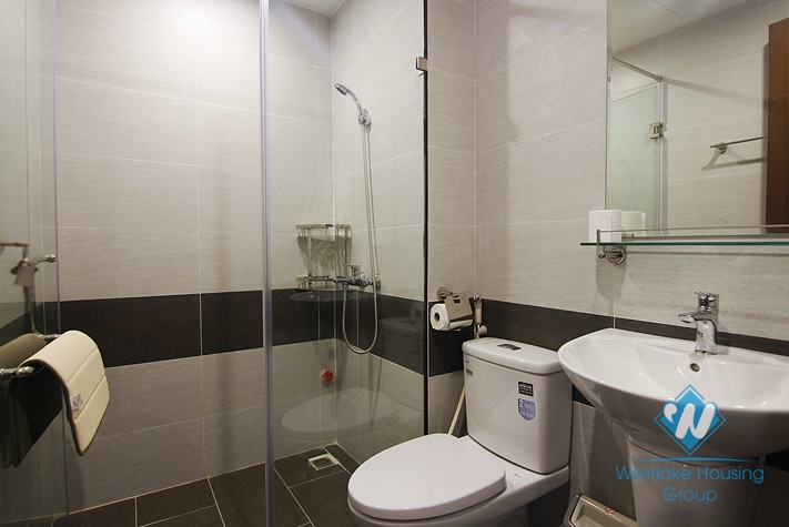 Lake view 2 bedrooms apartment with balcony for rent in Yen Hoa, Tay Ho