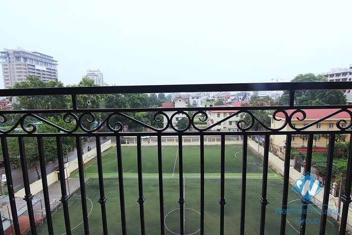A royal 3 bedroom apartment for rent in D' Le Roi Soleil building, Xuan Dieu, Tay Ho