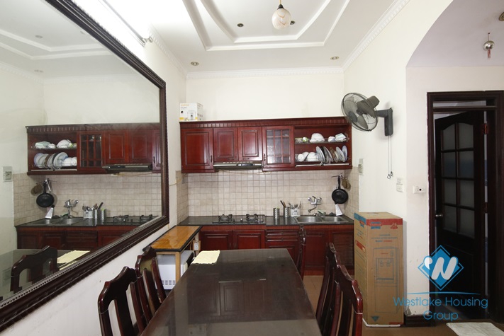 Nice 5 bedrooms house for rent in Van Cao, Ba Dinh area
