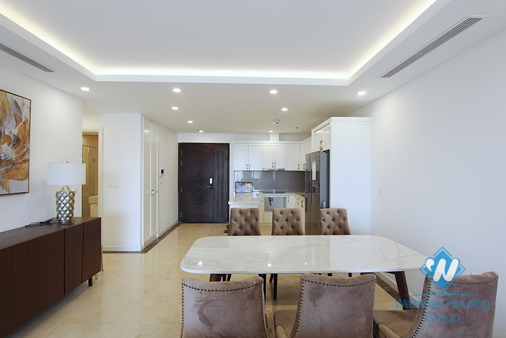A royal 3 bedroom apartment for rent in D' Le Roi Soleil building, Xuan Dieu, Tay Ho