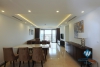 A royal 3 bedroom apartment for rent in D' Le Roi Soleil building, Xuan Dieu, Tay Ho