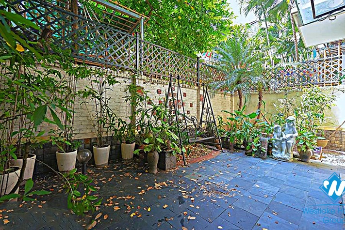 A cozy four-bedroom house with a lovely garden in Tay Ho district, Hanoi
