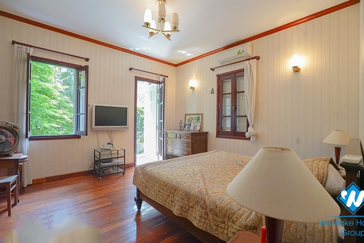 A cozy four-bedroom house with a lovely garden in Tay Ho district, Hanoi
