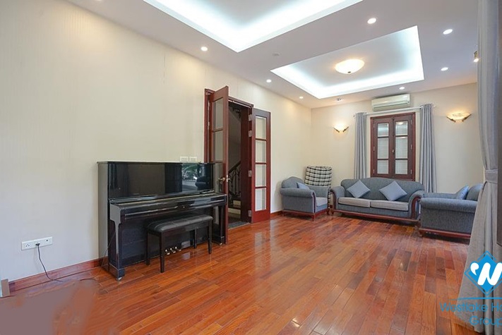 A cozy four-bedroom house with a lovely garden in Tay Ho district, Hanoi