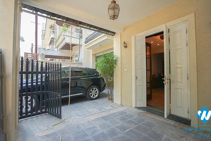 A cozy four-bedroom house with a lovely garden in Tay Ho district, Hanoi