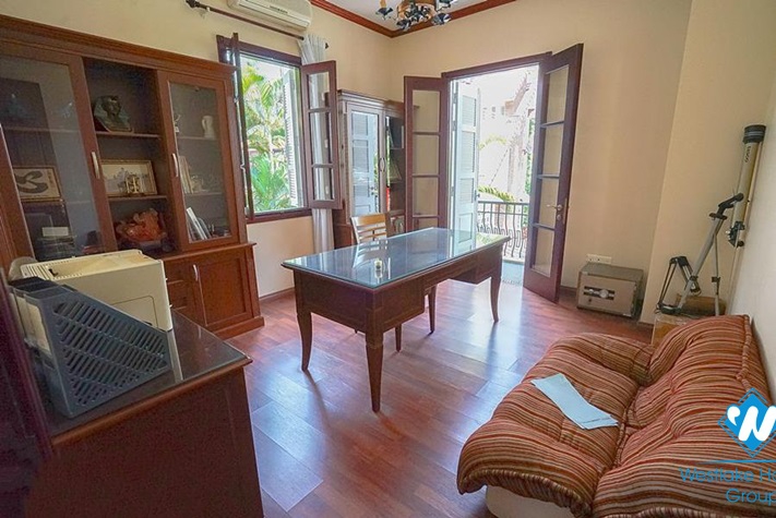A cozy four-bedroom house with a lovely garden in Tay Ho district, Hanoi