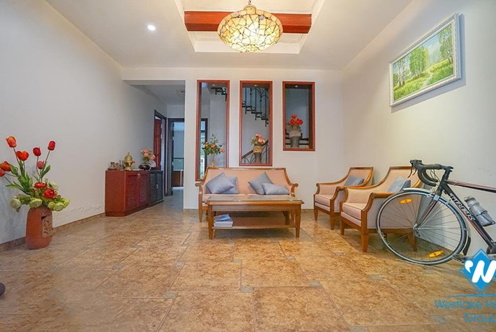 A cozy four-bedroom house with a lovely garden in Tay Ho district, Hanoi